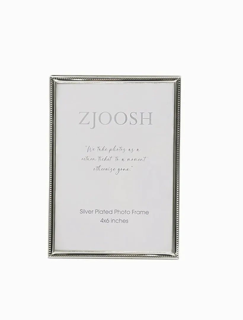 Photo Frames*Zjoosh Abingdon Photo Frame 4x6 Silver