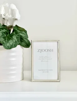 Photo Frames*Zjoosh Abingdon Photo Frame 4x6 Silver