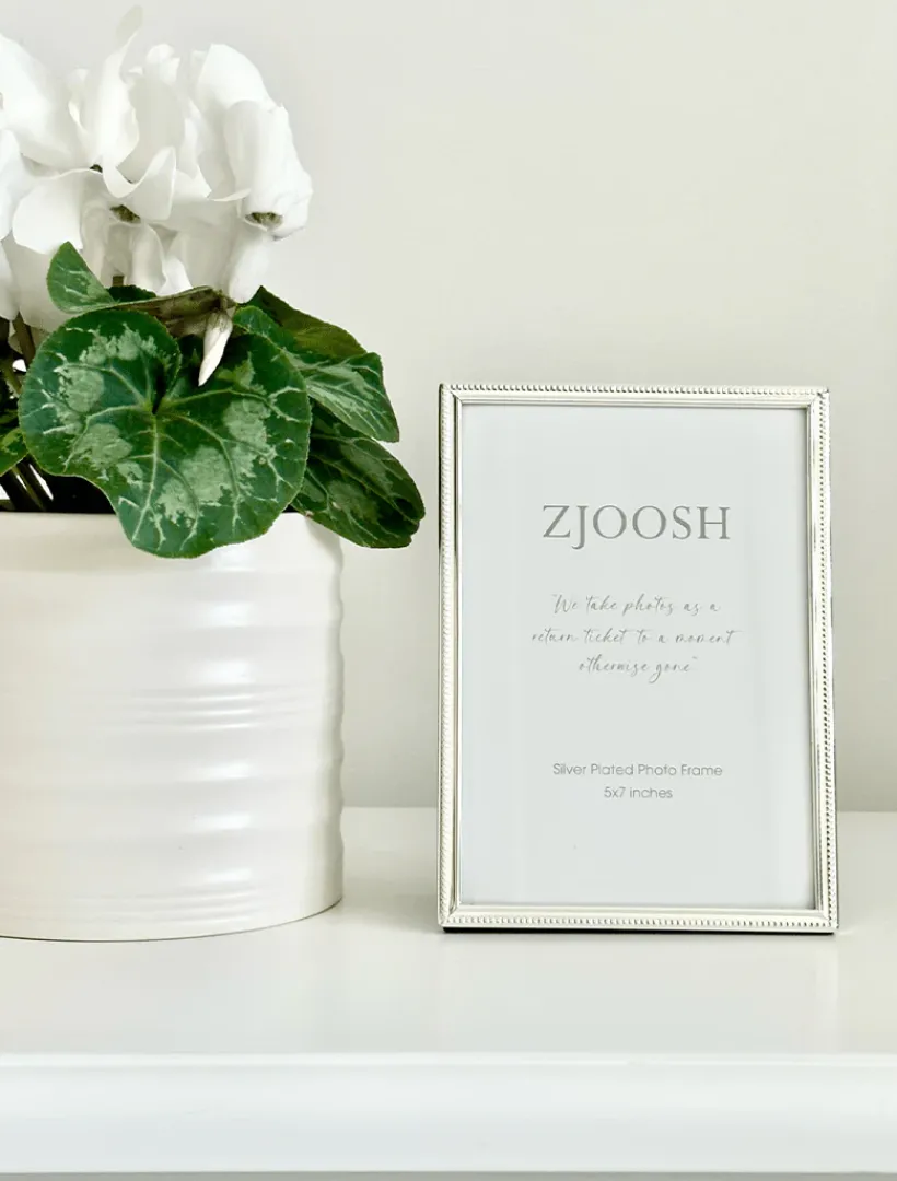 Photo Frames*Zjoosh Abingdon Photo Frame 5x7 Silver