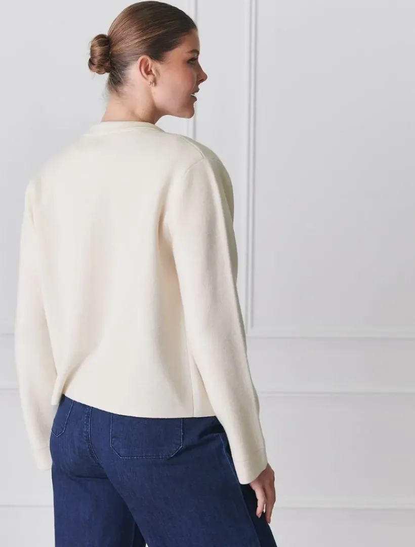 Jackets And Coats|Knits And Jumpers*Zjoosh Alhambra Knit Jacket Ivory