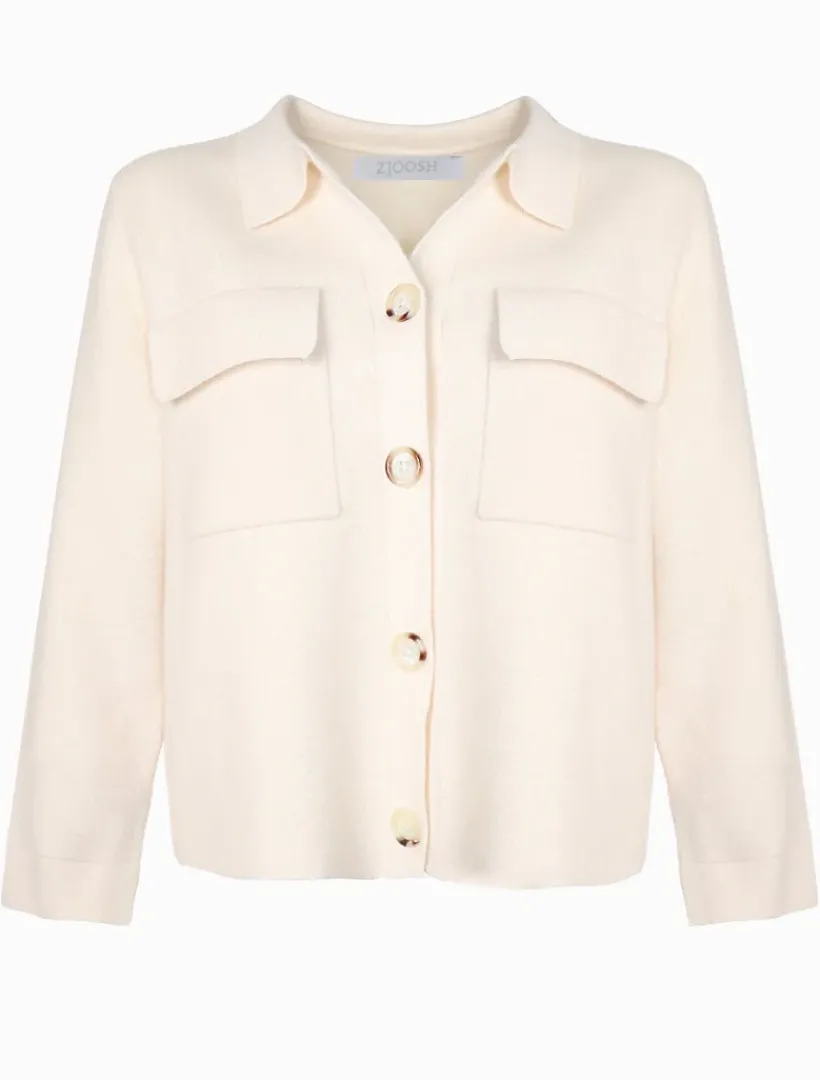 Jackets And Coats|Knits And Jumpers*Zjoosh Alhambra Knit Jacket Ivory