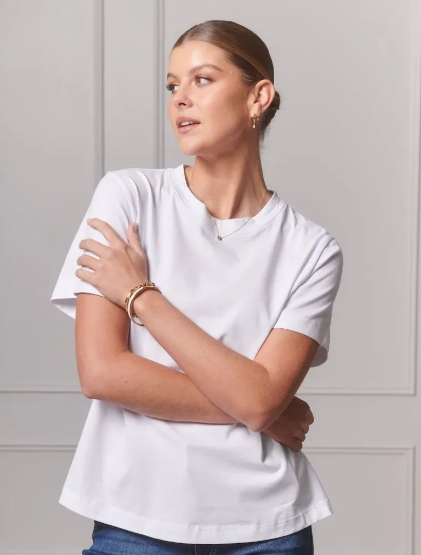 Shirts And Tops*Zjoosh Alice Tee White