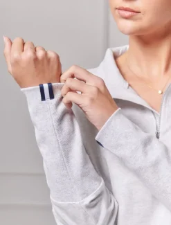 Loungewear|Knits And Jumpers*Zjoosh Alysha Zip Through Sweatshirt Grey
