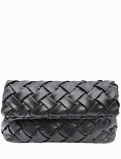 Clutches*Zjoosh Amber Woven Bag - FINAL SALE Black
