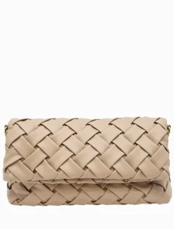 Clutches*Zjoosh Amber Woven Bag - FINAL SALE Clay