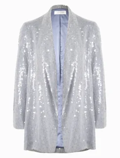 Jackets And Coats*Zjoosh Anais Sequin Jacket Blue