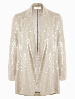 Jackets And Coats*Zjoosh Anais Sequin Jacket Mink