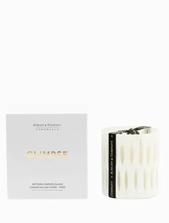 Scented Candles|Apsley*Apsley Glimpse Soy Candle Blanc 440g White