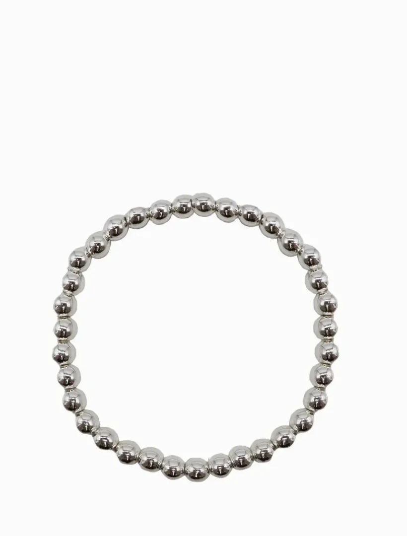 Bangles And Bracelets|Silver Jewellery*Zjoosh Ball Stretch Bracelet Silver