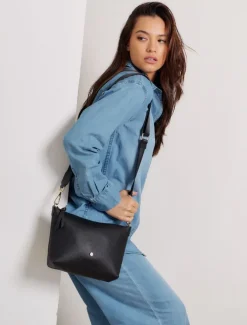 Cross Body Bags|Zjoosh Leather*Zjoosh Bancroft Cross Body Bag Black