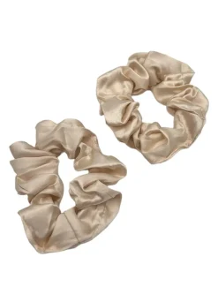 Hats & Hair Accessories*Zjoosh Scrunchie Set of 2 Beige