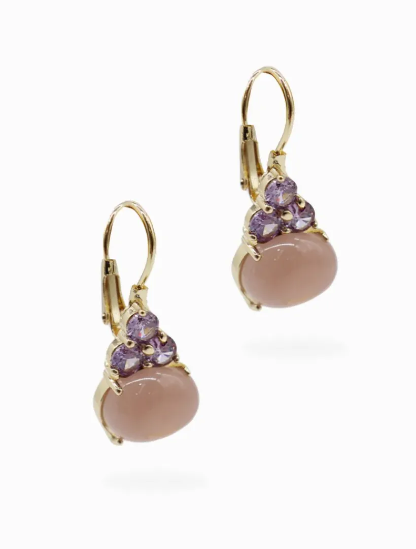 Earrings*Zjoosh Bente Drop Earrings Lilac