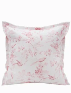 Cushions*Zjoosh Birds in Flight Linen Cushion Light Pink LightPink