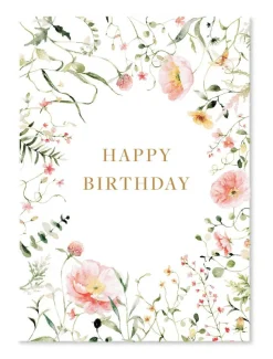 Stationery*Zjoosh Birthday Spring Blooms Card