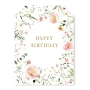 Stationery*Zjoosh Birthday Spring Blooms Tag
