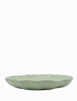 Home Ornaments|Ceramics*Zjoosh Bloom Plate Mint