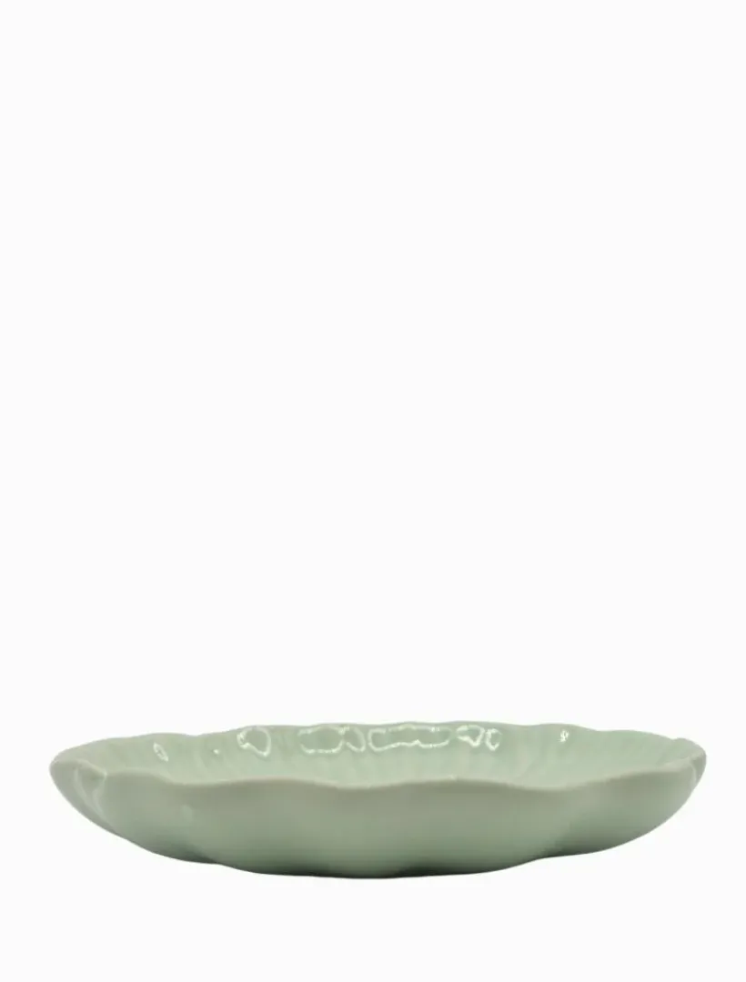 Home Ornaments|Ceramics*Zjoosh Bloom Plate Mint