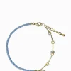 Pearl Jewellery|Bangles And Bracelets*Zjoosh Blue Stone Pearl and Gold Bracelet