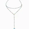 Necklaces*Zjoosh Blue Summer Double Length Necklace