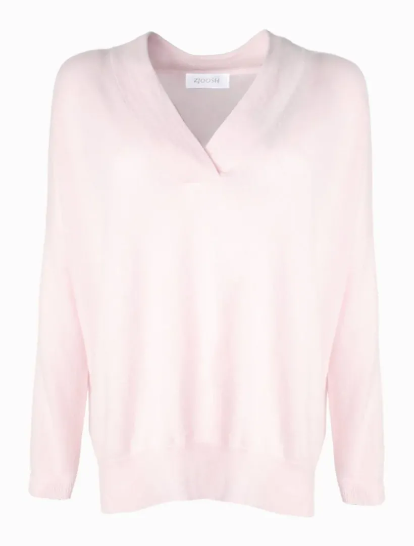 Knits And Jumpers*Zjoosh Boyfriend Cashmere Jumper Pink