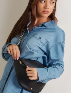 Zjoosh Leather|Bum Bags*Zjoosh Brandi Sling Bag Black