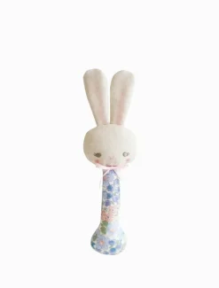Kids*3rd Party Other Bunny Stick Rattle Liberty Blue