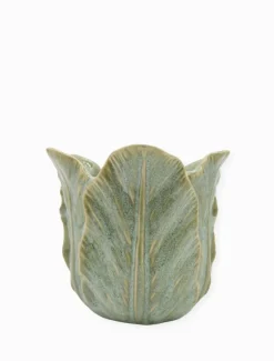Vases & Pots|Ceramics*Zjoosh Cabbage Leaf Pot Light Green Large LightGreen