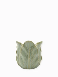 Vases & Pots|Ceramics*Zjoosh Cabbage Leaf Pot Light Green Small LightGreen