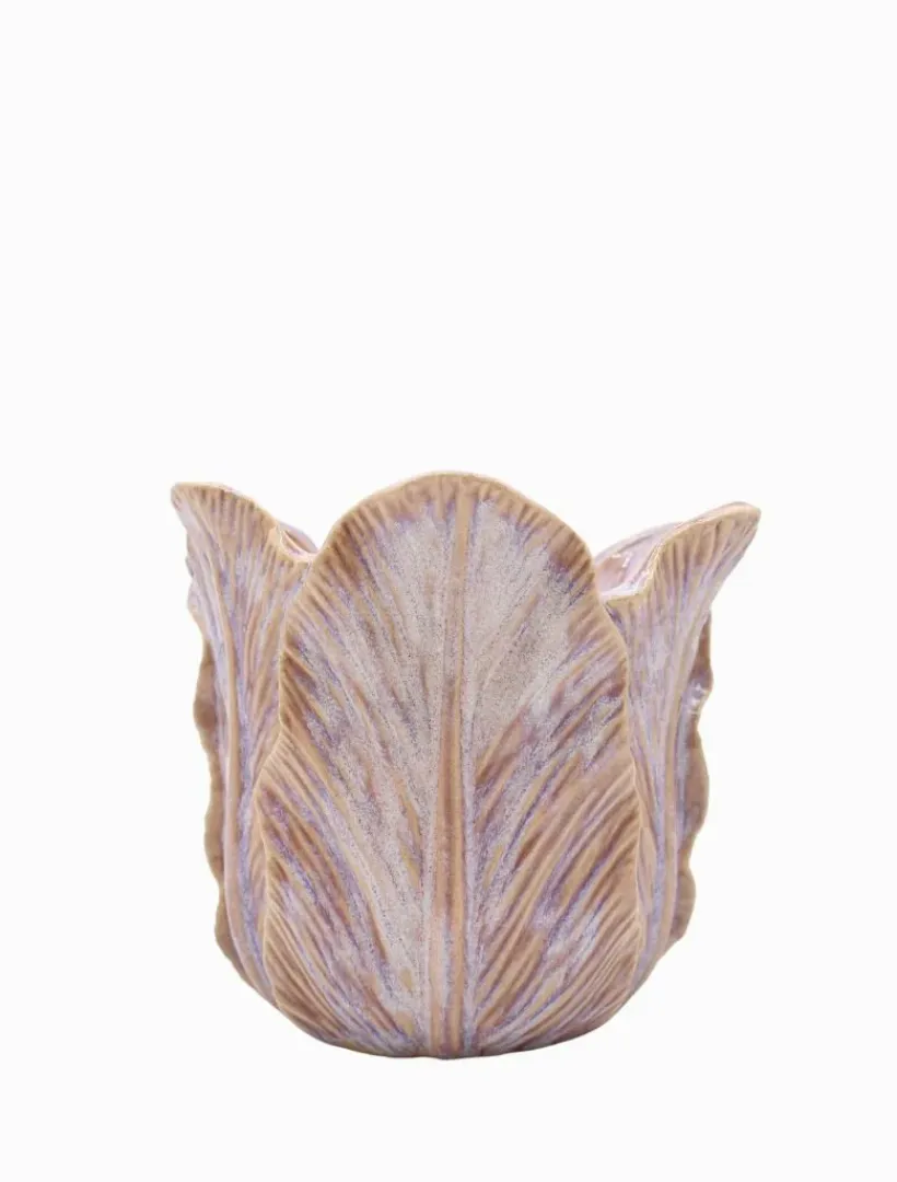 Vases & Pots|Ceramics*Zjoosh Cabbage Leaf Pot Large Pink