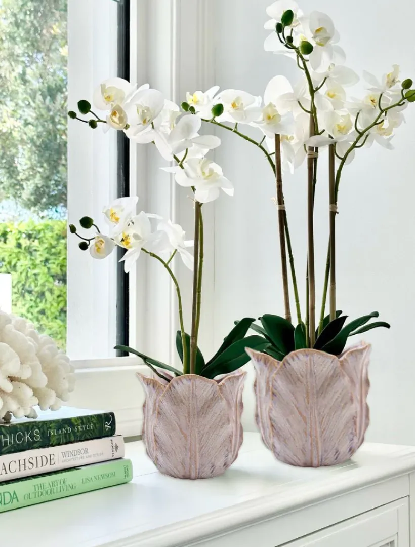 Vases & Pots|Ceramics*Zjoosh Cabbage Leaf Pot Large Pink
