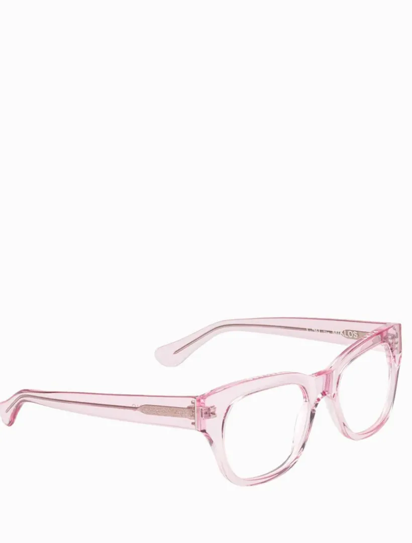 Reading Glasses*Caddis Miklos Polished Clear Pink