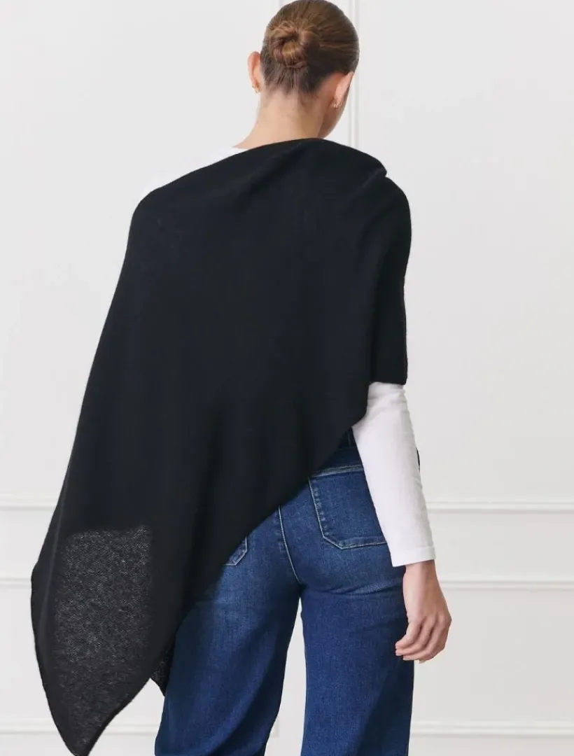 Scarves|Ponchos And Ponchettes*Zjoosh Cashmere Ponchette Black