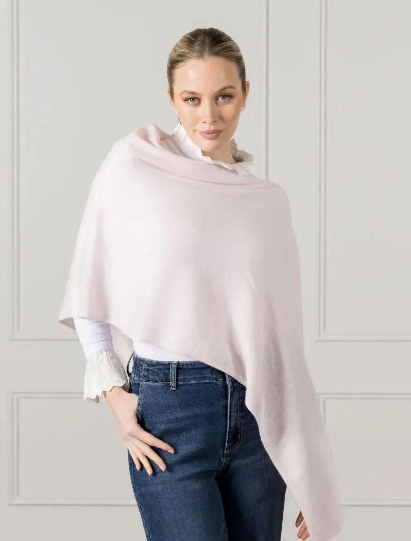 Scarves|Ponchos And Ponchettes*Zjoosh Cashmere Ponchette Parfait Pink ParfaitPink