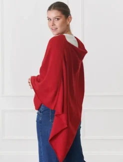 Scarves|Ponchos And Ponchettes*Zjoosh Cashmere Ponchette Rosewood