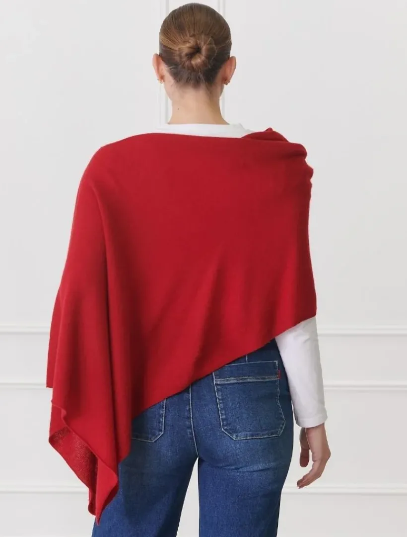 Scarves|Ponchos And Ponchettes*Zjoosh Cashmere Ponchette Rosewood