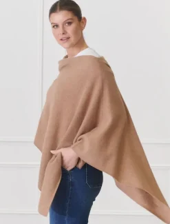 Scarves|Ponchos And Ponchettes*Zjoosh Cashmere Ponchette Tan