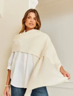 Cashmere Scarves|Scarves*Zjoosh Cashmere Scarf Cream