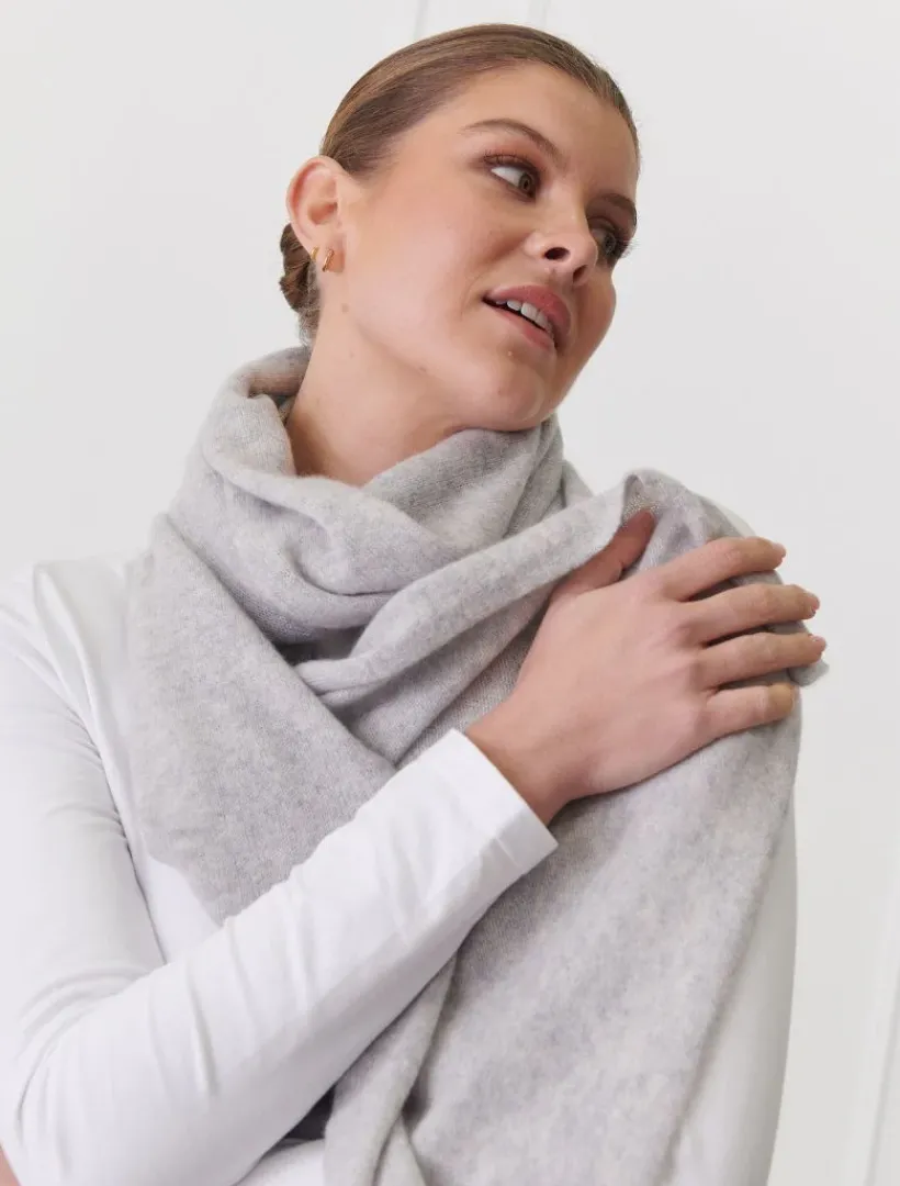 Cashmere Scarves|Scarves*Zjoosh Cashmere Scarf Grey
