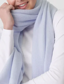 Cashmere Scarves|Scarves*Zjoosh Cashmere Scarf Pale Blue PaleBlue