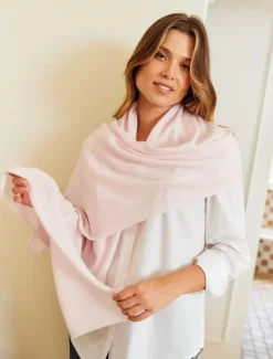 Cashmere Scarves|Scarves*Zjoosh Cashmere Scarf Parfait Pink ParfaitPink