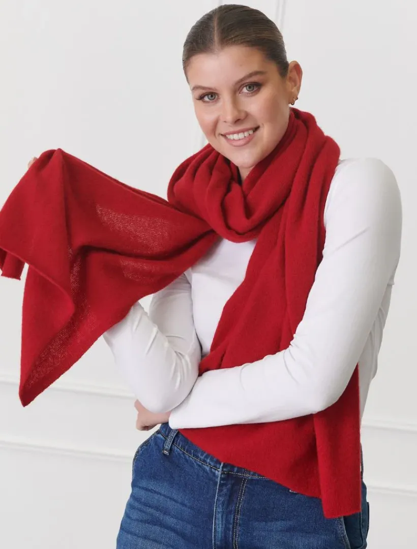 Cashmere Scarves|Scarves*Zjoosh Cashmere Scarf Rosewood