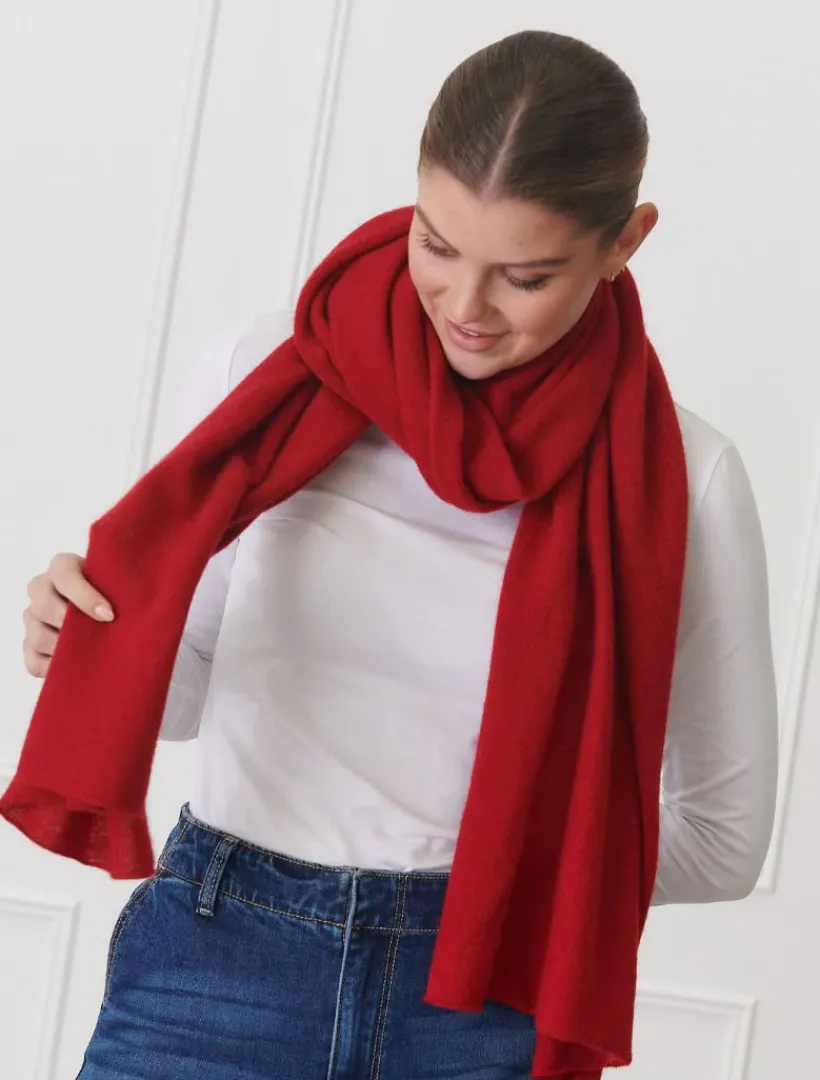 Cashmere Scarves|Scarves*Zjoosh Cashmere Scarf Rosewood