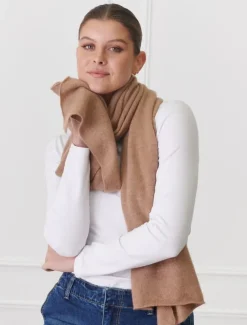 Cashmere Scarves|Scarves*Zjoosh Cashmere Scarf Tan