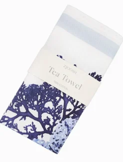 Towels*Zjoosh CC Botanical Tea Towel Aquatic