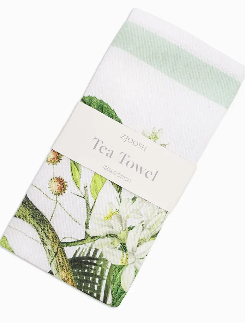 Towels*Zjoosh CC Botanical Tea Towel Limes