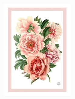 Towels*Zjoosh CC Botanical Tea Towel Peonies