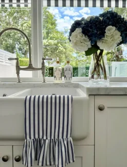 Towels*Zjoosh CC Ticking Stripe Tea Towel