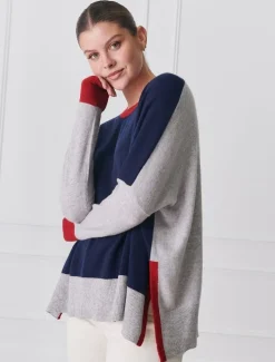 Knits And Jumpers*Zjoosh Chloe Cashmere Knit Navy