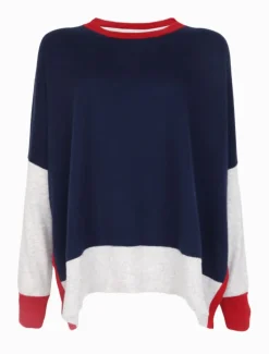 Knits And Jumpers*Zjoosh Chloe Cashmere Knit Navy