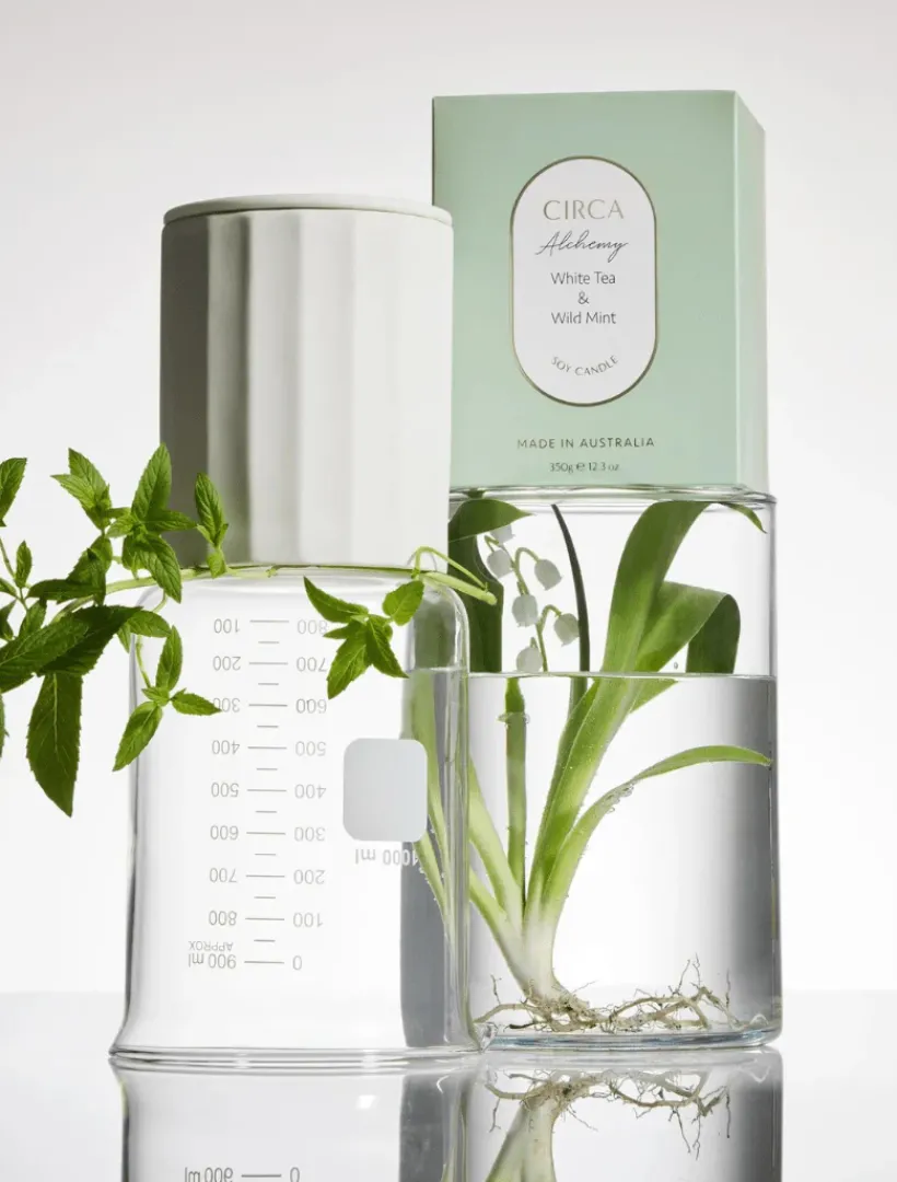 Circa|Scented Candles*Circa Home CIRCA Kitchen Alchemy Candle White Tea and Wild Mint 350g